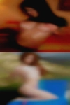 Nudist woman swinging